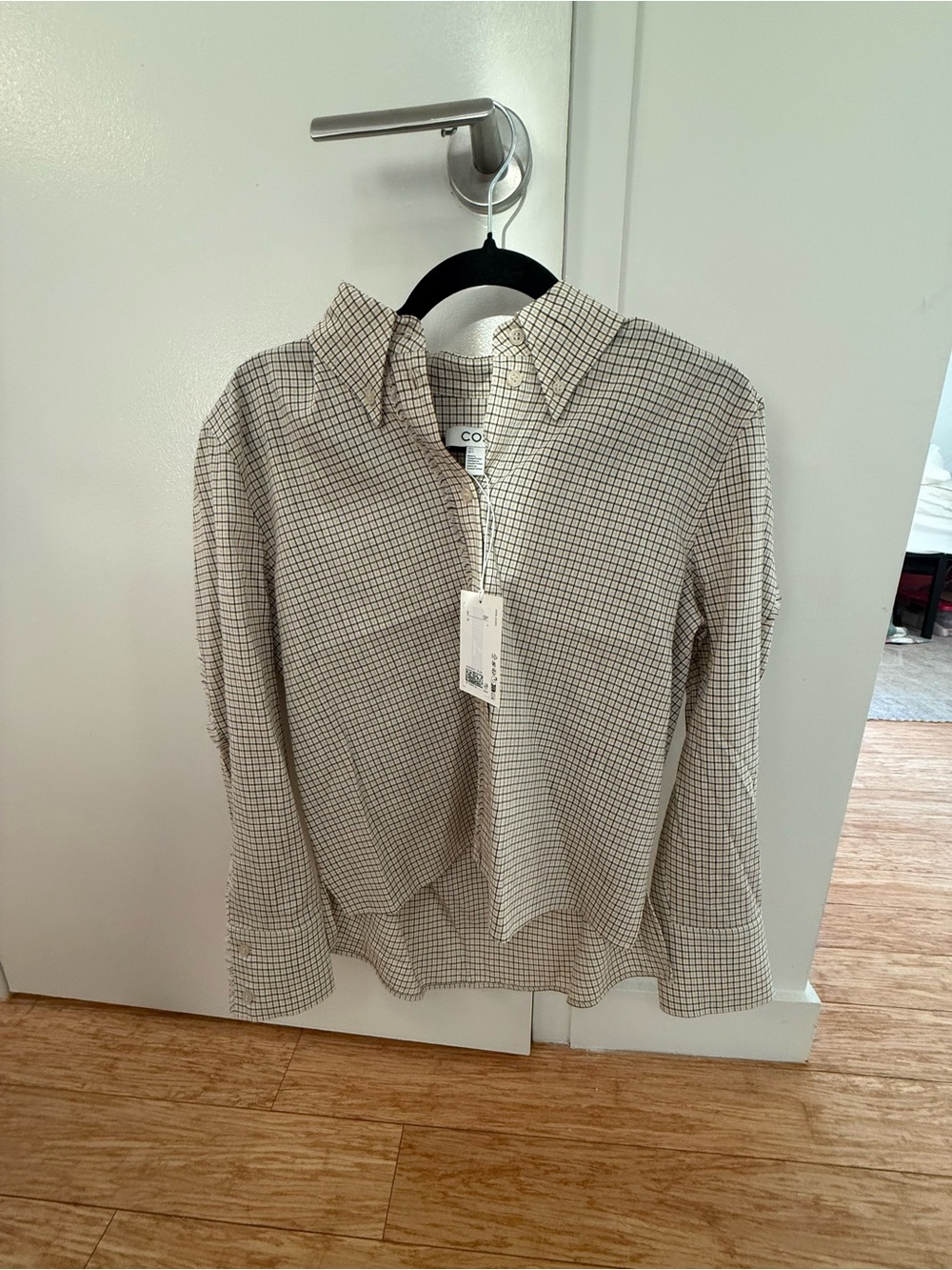 COS Checked Button-Down Shirt